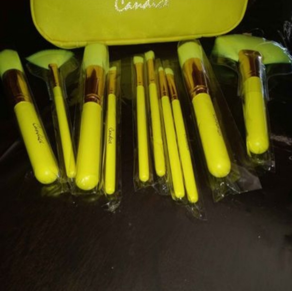 Travel bag brushes set of 10